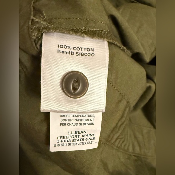 L.L. Bean Women's Signature Heritage Anorak 100% Cotton - Picture 5 of 11